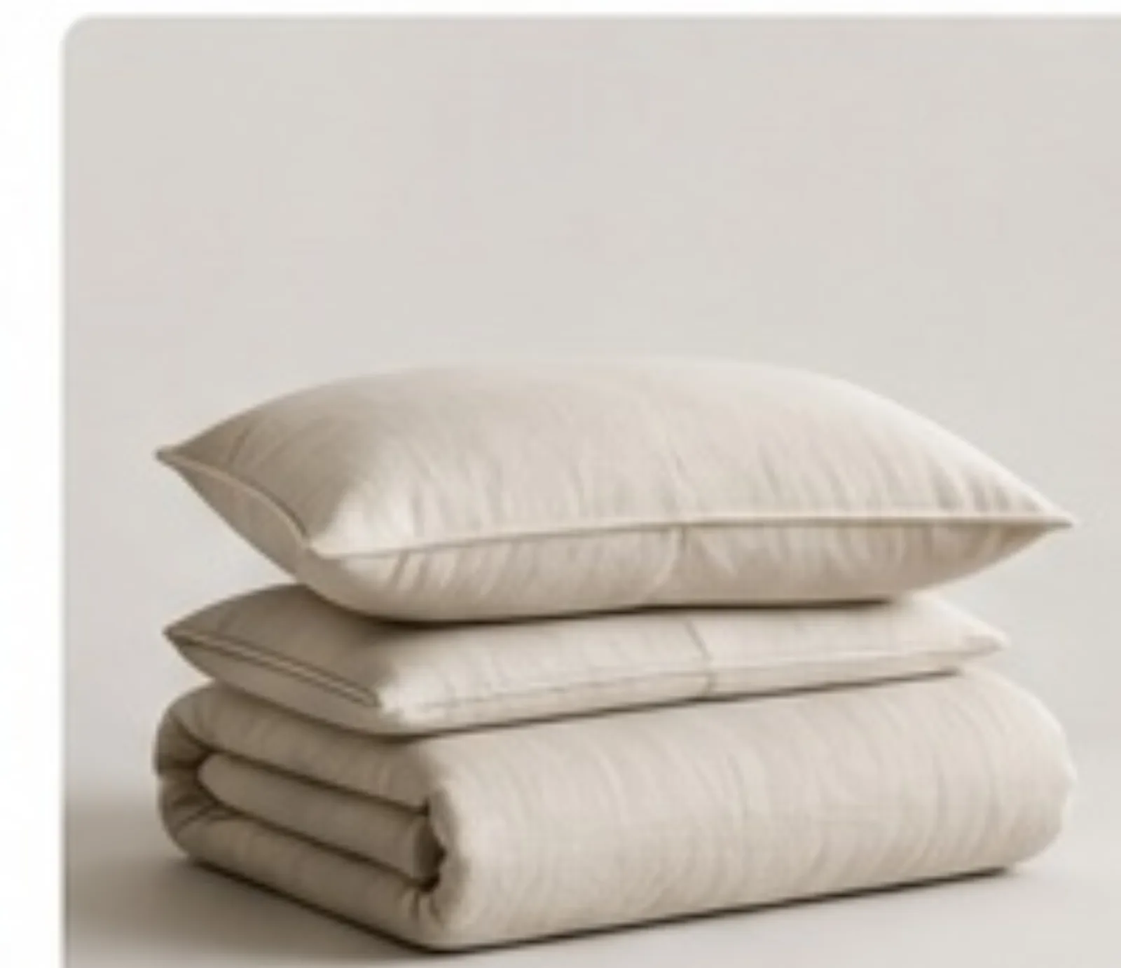 Generated main image for linen bedding set